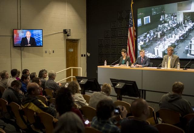 NASA image: Orb-3 Antares Mishap Press Conference