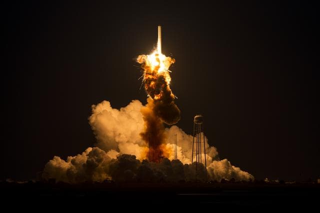 NASA image: Orbital Sciences Antares Launch