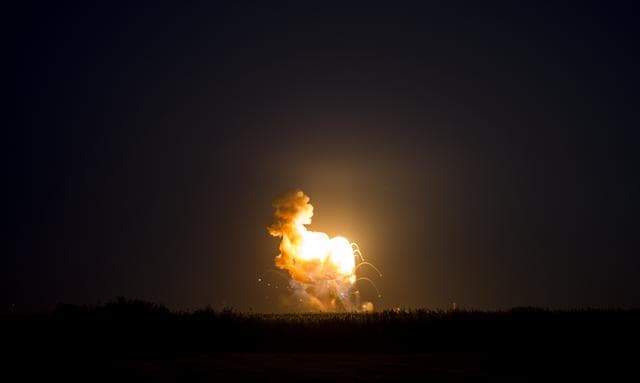 NASA image: Orbital Sciences Antares Launch