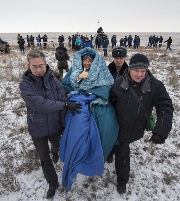 NASA image: Expedition 41 Soyuz TMA-13M Landing