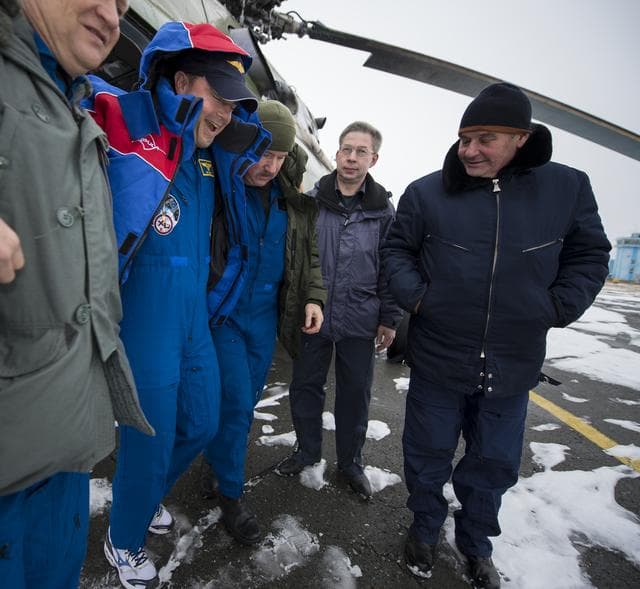 NASA image: Expedition 41 Soyuz TMA-13M Landing