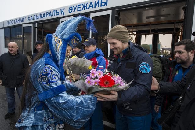 NASA image: Expedition 41 Soyuz TMA-13M Landing