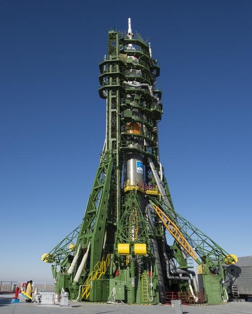 NASA image: Expedition 42 Soyuz Blessing