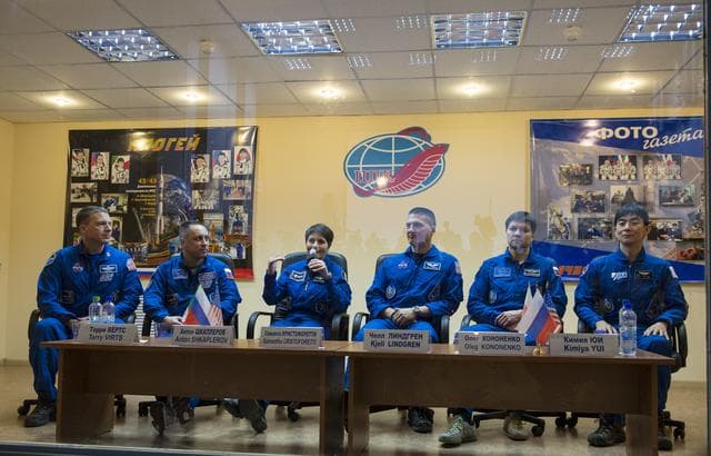 NASA image: Expedition 42 Press Conference