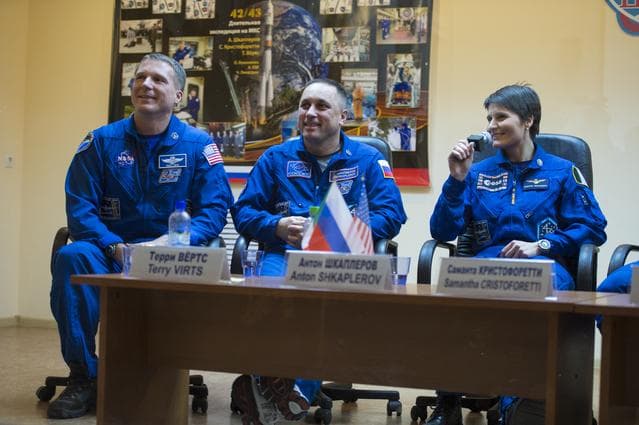NASA image: Expedition 42 Press Conference