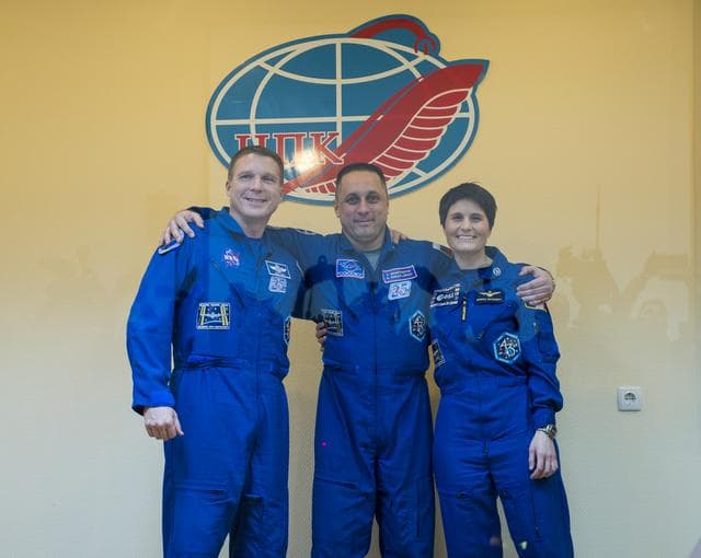 NASA image: Expedition 42 Press Conference