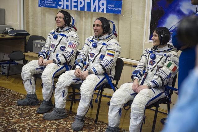 NASA image: Expedition 42 Pressure Check