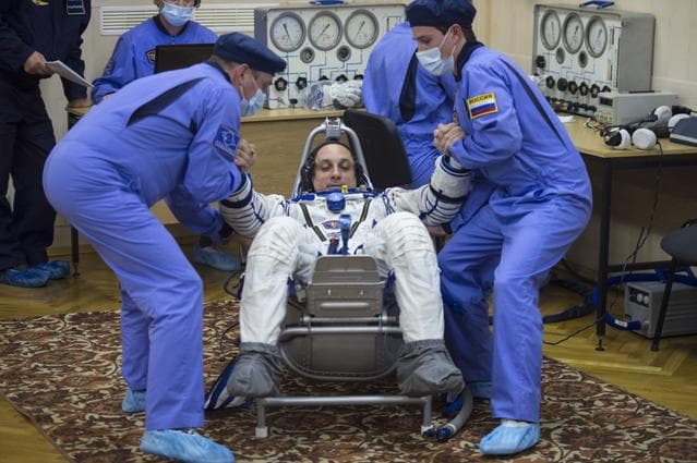 NASA image: Expedition 42 Pressure Check