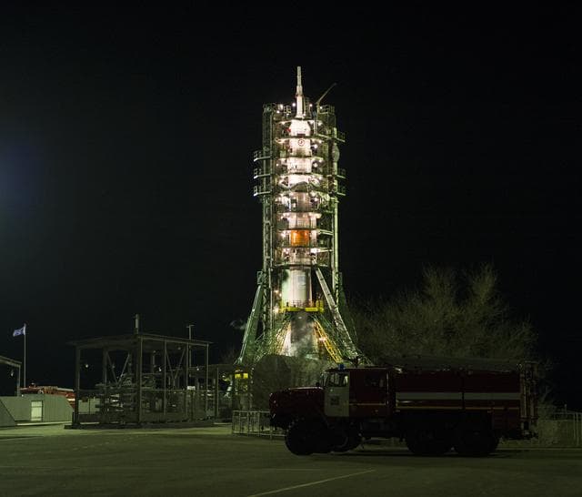 NASA image: Expedition 42 Soyuz Preparation