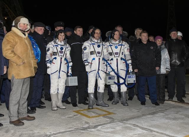 NASA image: Expedition 42 Crew Departure