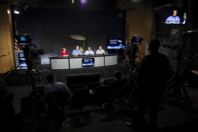 NASA image: Soil Moisture Active Passive (SMAP) Media Briefing