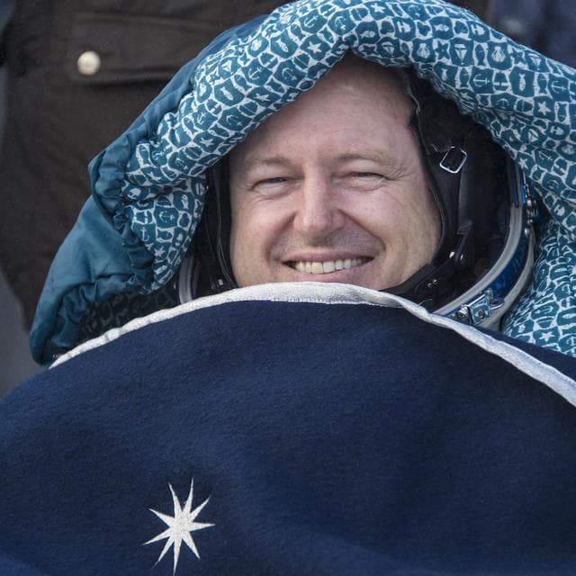 NASA image: Expedition 42 Soyuz TMA-14M Landing