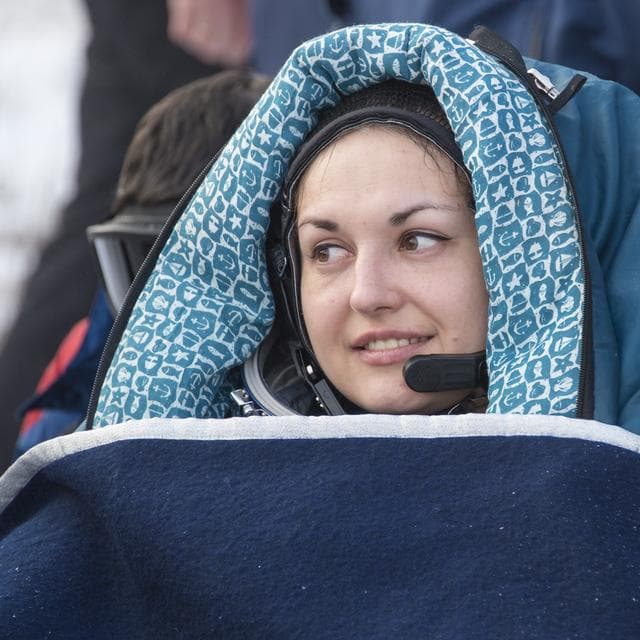NASA image: Expedition 42 Soyuz TMA-14M Landing
