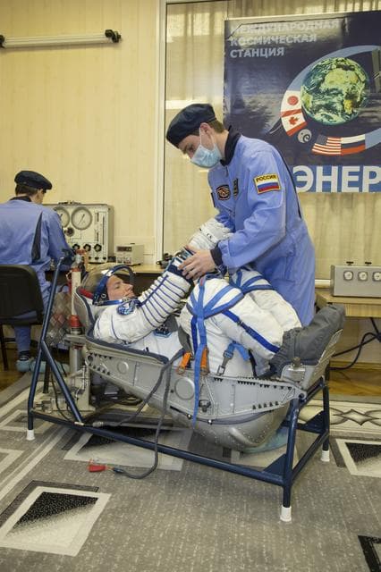 NASA image: Expedition 43 Preflight