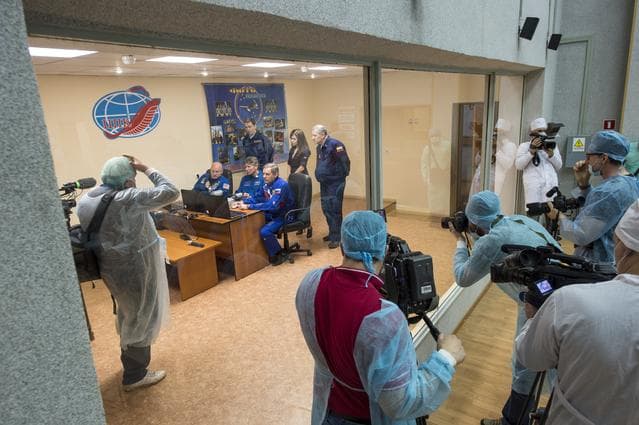 NASA image: Expedition 43 Media Day