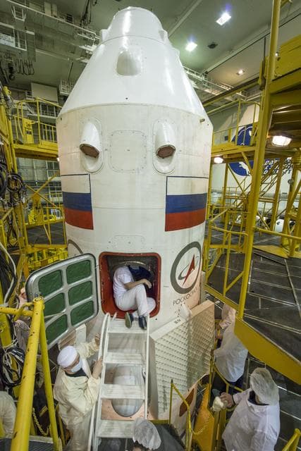 NASA image: Expedition 43 Soyuz Check