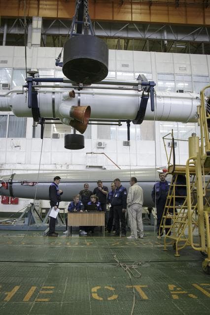 NASA image: Expedition 43 Soyuz Assembly