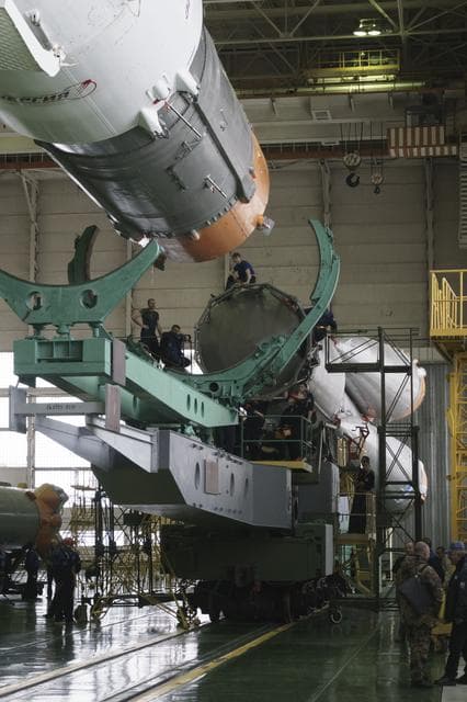 NASA image: Expedition 43 Soyuz Assembly