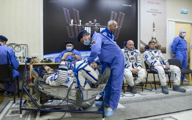 NASA image: Expedition 43 Preflight