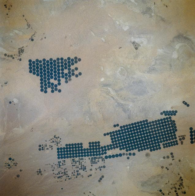 NASA image: Earth observations taken from the shuttle Challenger during STS-41C