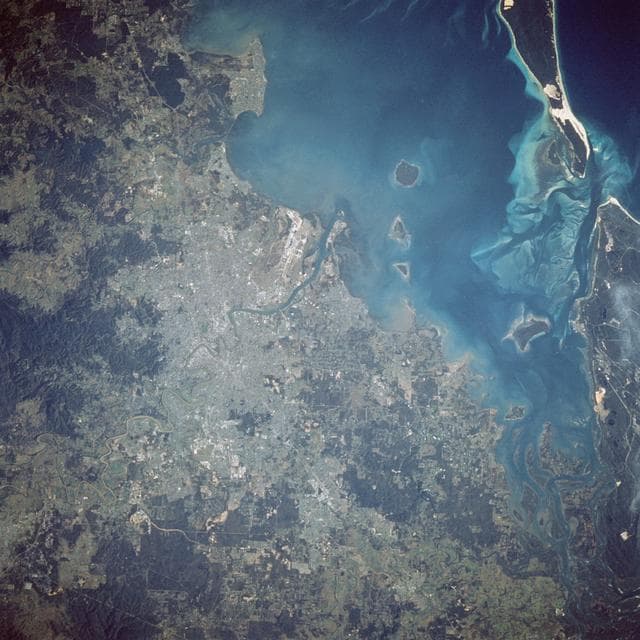 NASA image: Earth observations taken during STS-41D mission.