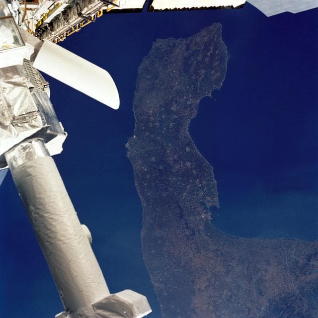 NASA image: Southern Italy, Instrument Pointing Subsystem