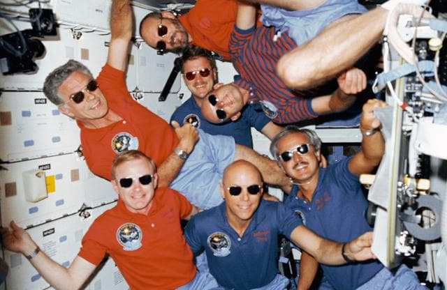 NASA image: STS-51F crew activities
