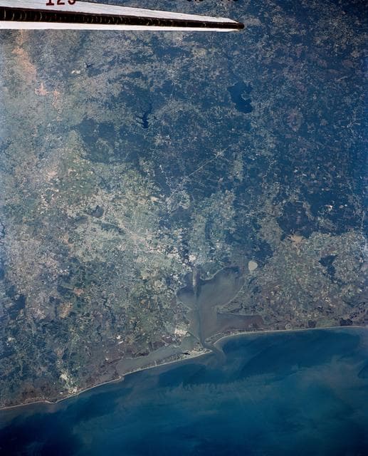 NASA image: Houston, Galveston Bay, Texas, USA