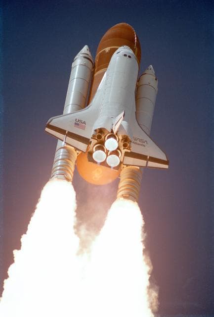 NASA image: Liftoff of first flight of Atlantis and the STS 51-J mission