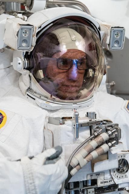 NASA image: Frank Rubio in spacesuit