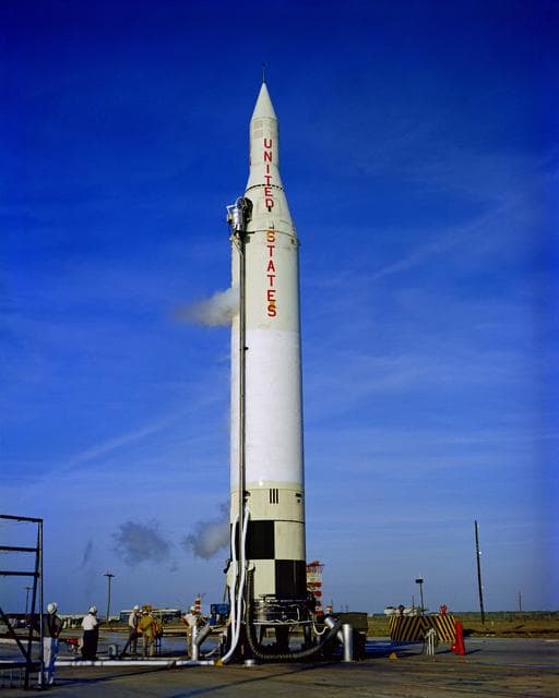 NASA image: EXPLORER 10 PRELAUNCH JUNO II 19F TEST 5109