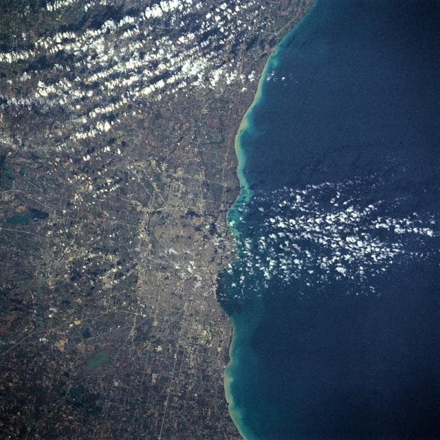 NASA image: STS-61A earth observations