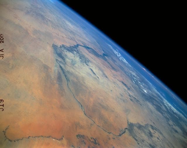 NASA image: STS-61A earth observations