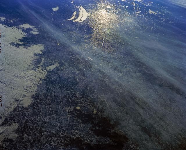 NASA image: STS-61A earth observations