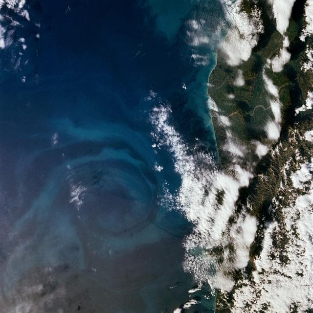 NASA image: STS-61A earth observations