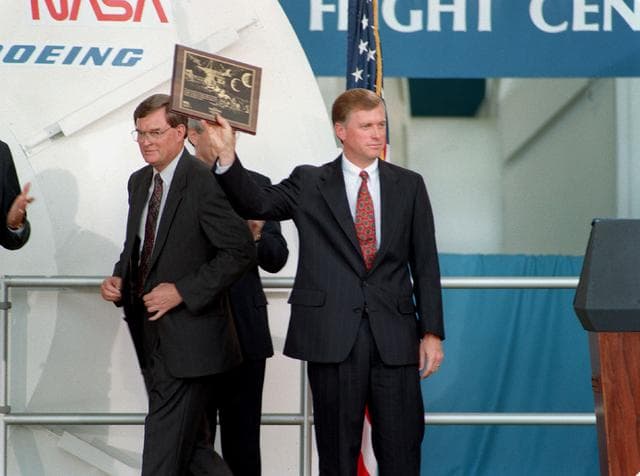 NASA image: Vice President Dan Quale visits Marshall Space Flight Center