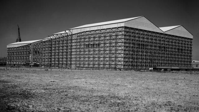 NACA Ames Laboratory Building, South West.