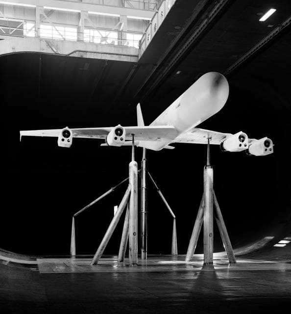 NASA image: Four Engine Jet Transport Model.