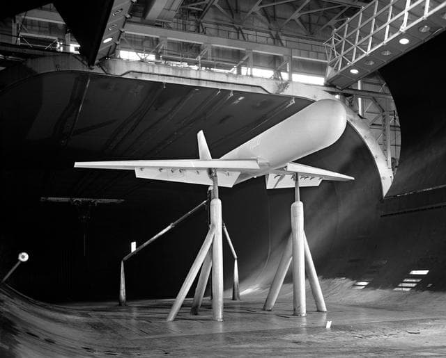 NASA image: Generalized Subsonic Jet Transport in 40x80 Foot Wind Tunnel at NASA Ames.
