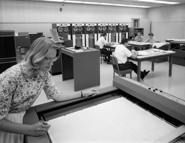 NASA image: Data Processing at Ames Research Center.