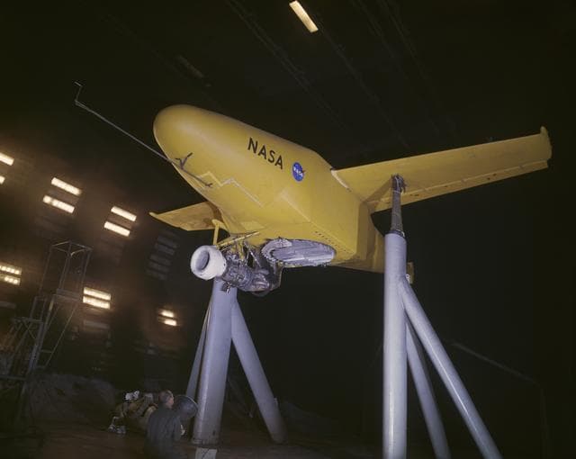NASA image: AC-27149-A. General Aerodynamic Characteristics of a Research Model with High Disk Loading Direct Lifting Fan Mounted in Fuselage.
