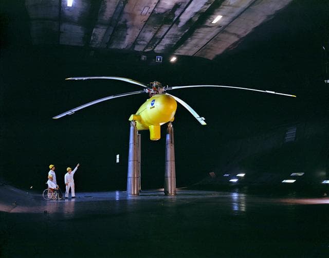 NASA image: Controllable Twist Rotor in 40x80 Foot Wind Tunnel at Ames.