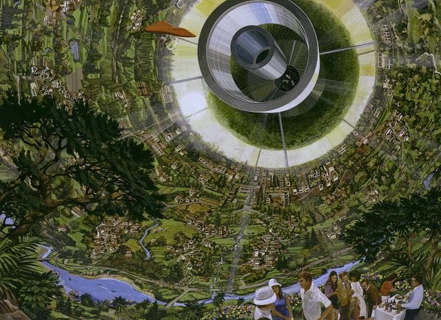 NASA image: Space Colony