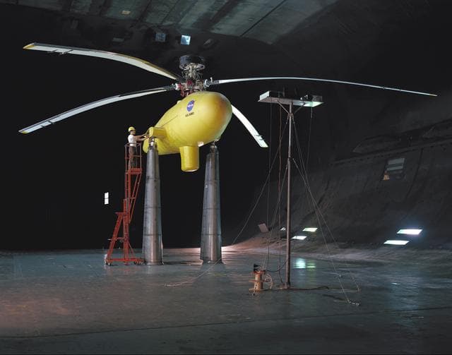 NASA image: Controllable Twist Rotor, 40x80 Foot Wind Tunnel at Ames Research Center.