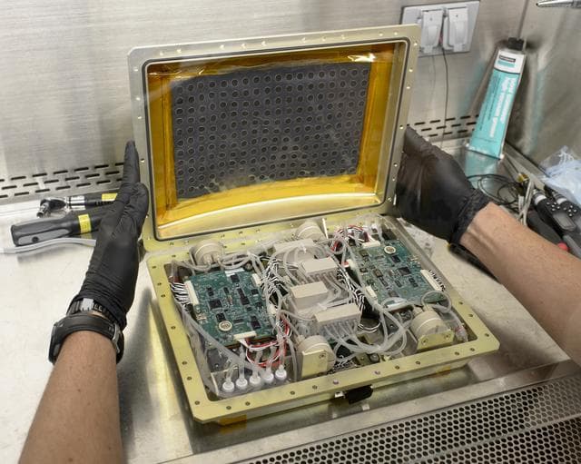 NASA image: EuCROPIS EVT-2 Power Cell in N-239 Lab