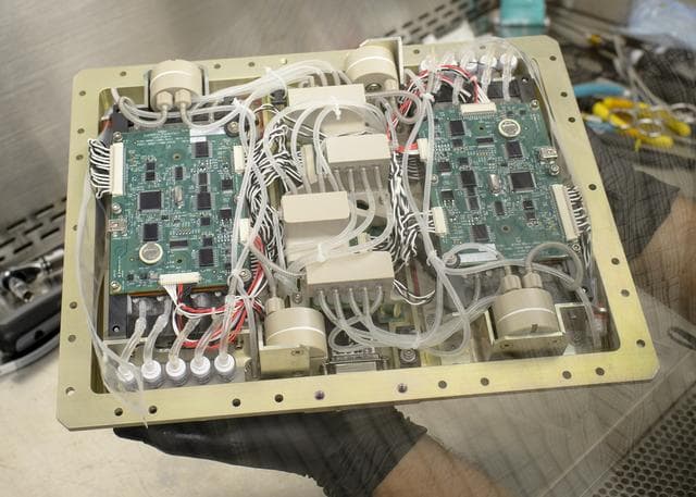 NASA image: EuCROPIS EVT-2 Power Cell in N-239 Lab