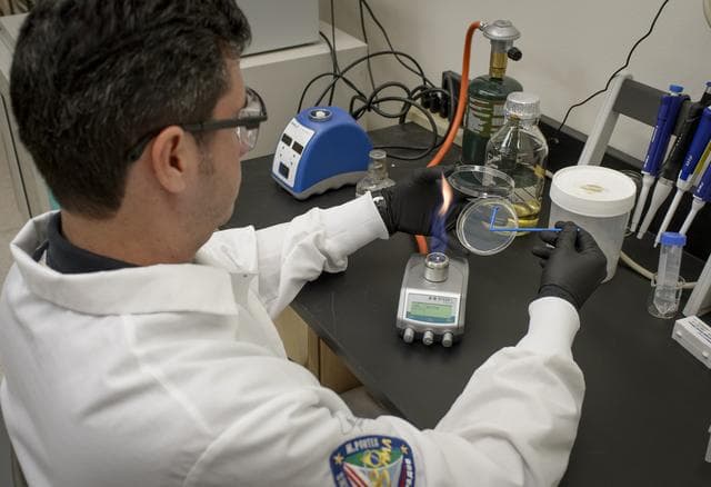 NASA image: EuCROPIS EVT-2 Power Cell in N-239 Lab