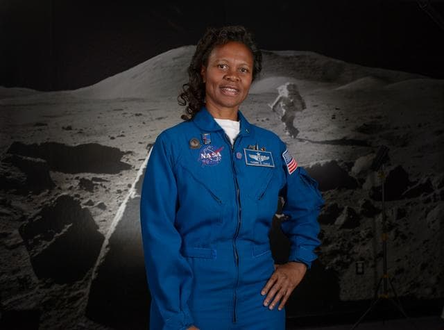 NASA image: Yvonne Cagle, On-Set Still for NASA Hidden Figurs Project.