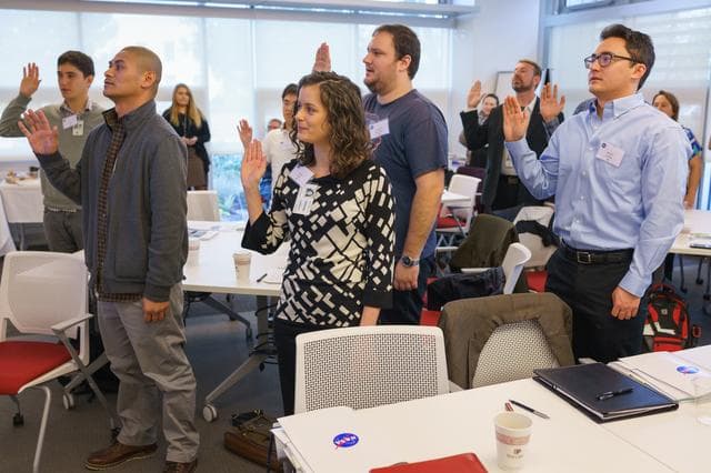 NASA image: New Employe Orientation and Swearing-in