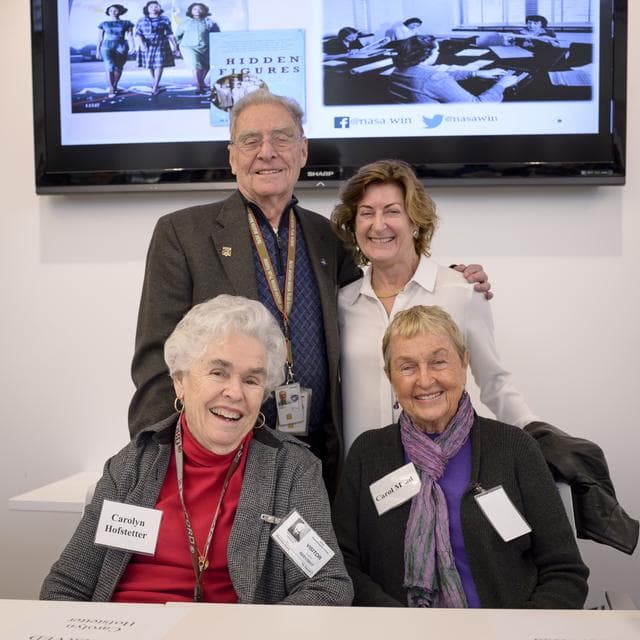 Ames Women's Influence Network (WIN) Hidden Figures talk with "Computers" Carolyn Hofstetter and Carol Mead co-sponsored by the AAAG